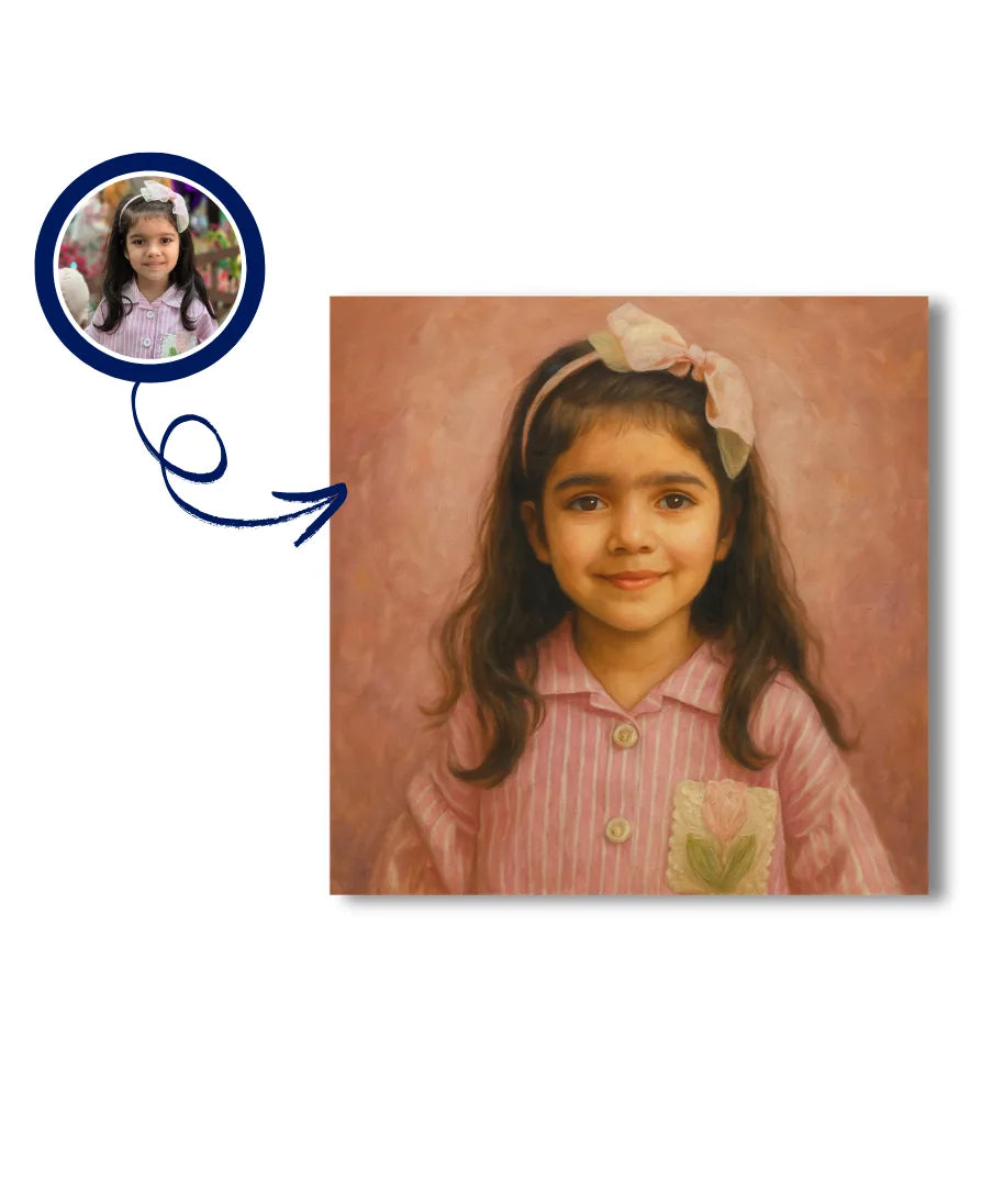 Child’s Canvas Portrait