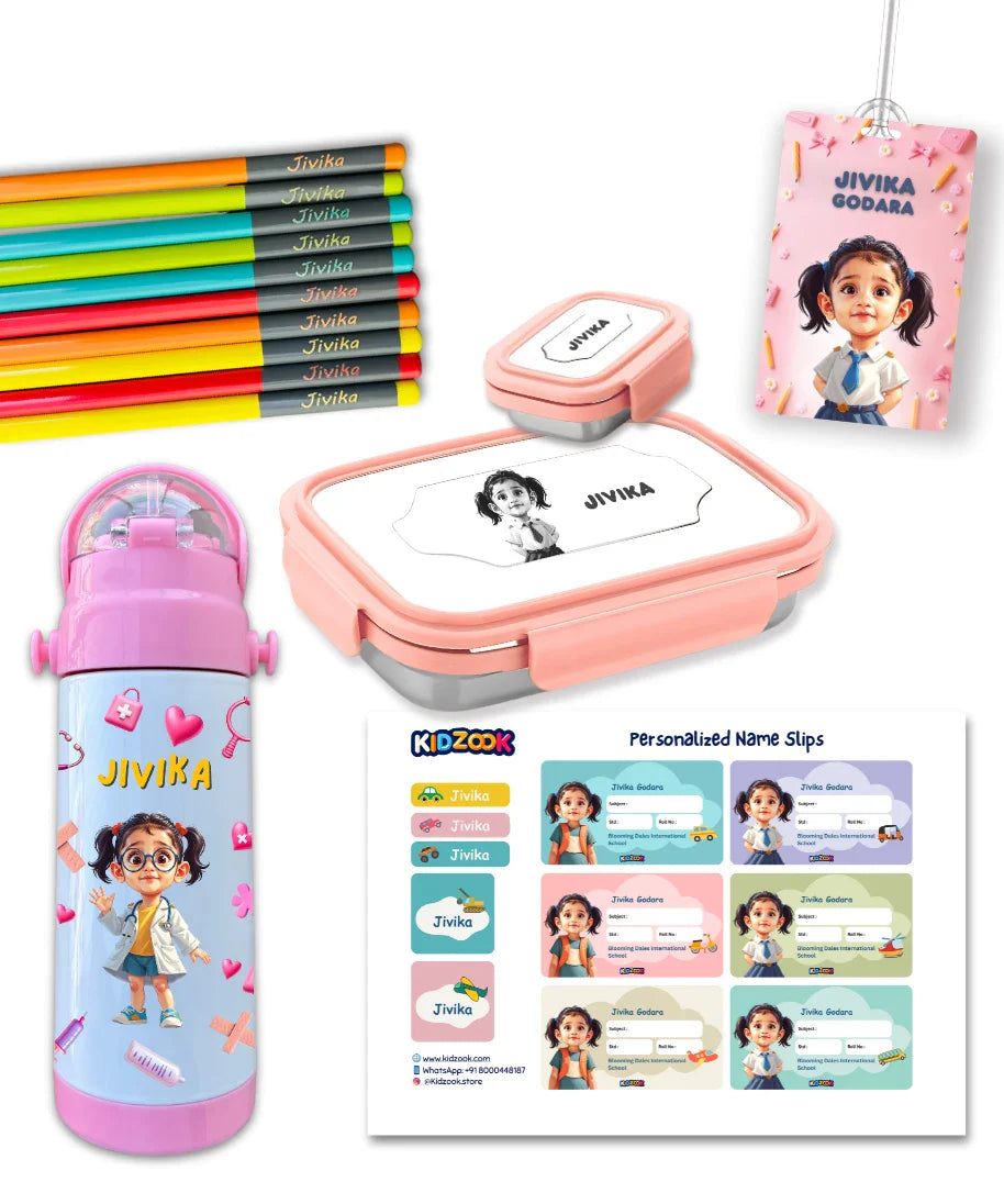 Kidzook School Kit - Personalized with Name & Photo