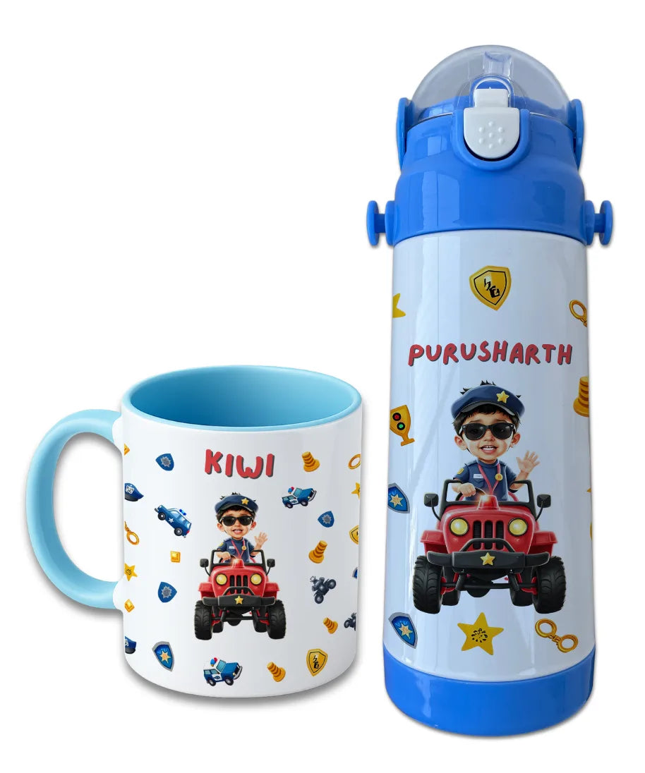 Personalized Bottle & Mug Combo for Kids