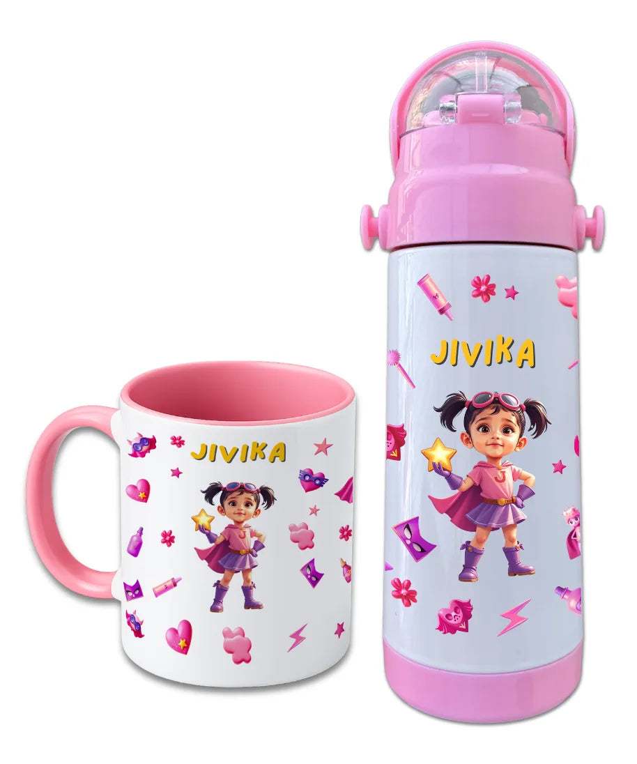 Personalized Bottle & Mug Combo for Kids