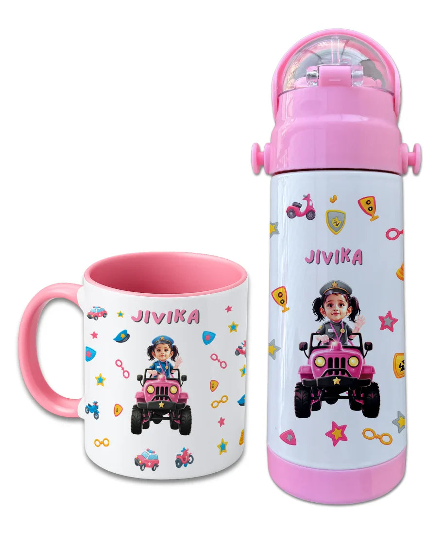 Personalized Bottle & Mug Combo for Kids