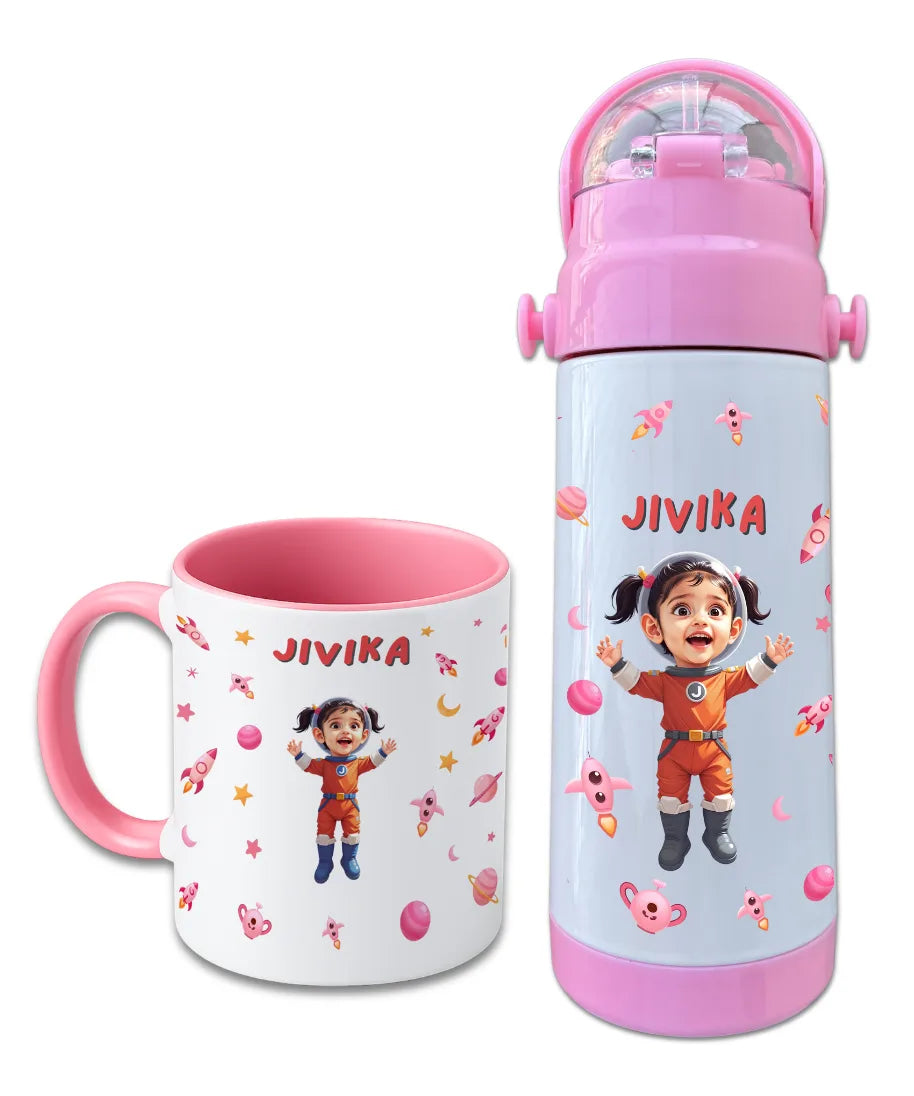 Personalized Bottle & Mug Combo for Kids