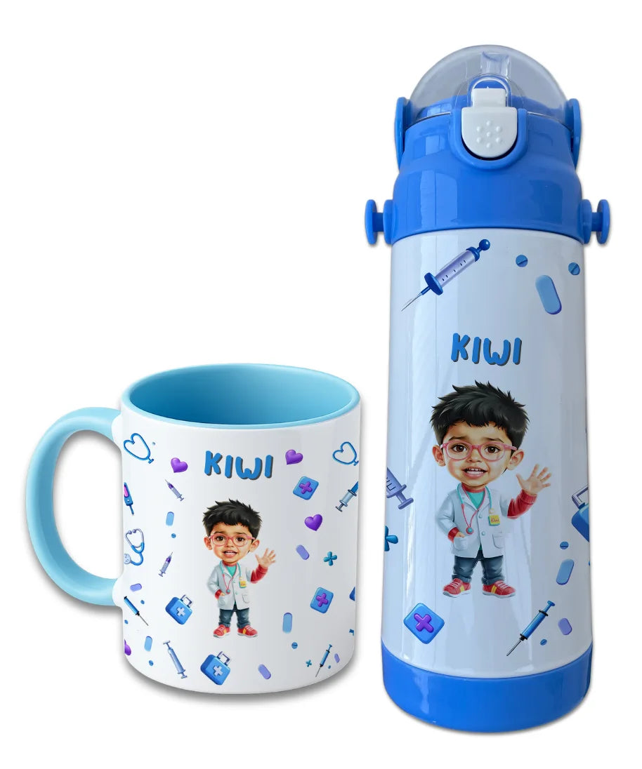 Personalized Bottle & Mug Combo for Kids