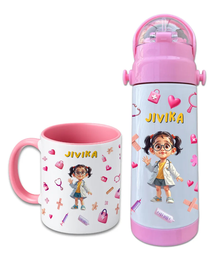 Personalized Bottle & Mug Combo for Kids