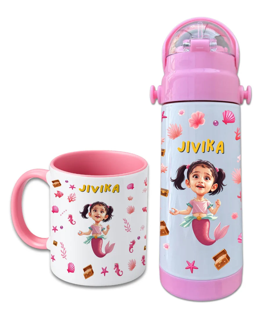 Personalized Bottle & Mug Combo for Kids